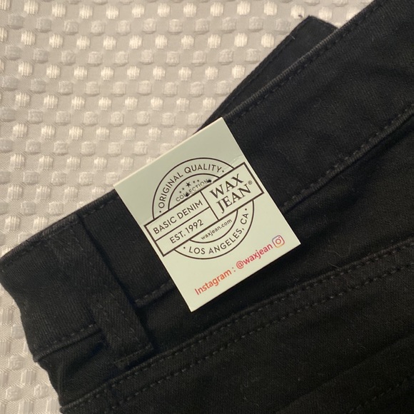 New Wax Jean Black Shorts - Picture 4 of 5